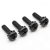 Vista 1 de ReplacementScrews Tornillos M4 de 0.551 in compatibles con muchos soportes de TV LG, juego de 4