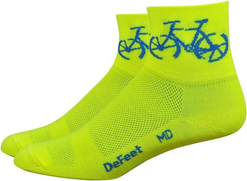 DefeetAireator 3" Townee (Hi-Vis Yellow w/Blue) (Medium)