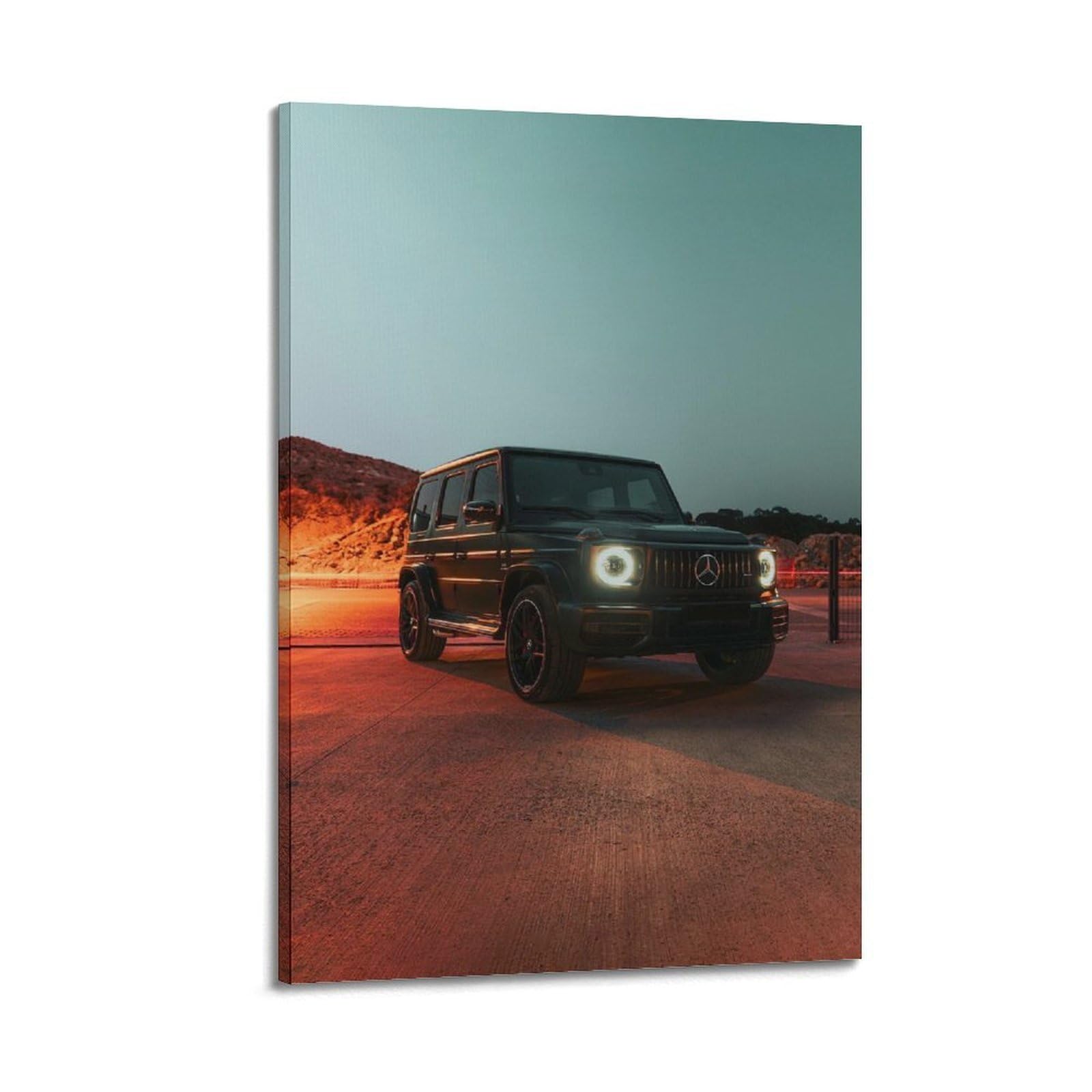 Okngb Frame-Style G-Wagon Suv Poster W463 G 63 Sports Car Poster Decorative Painting Canvas Wall Posters And Art Picture Print Modern Family Bedroom Decor Posters 12X18inch(30X45cm)
