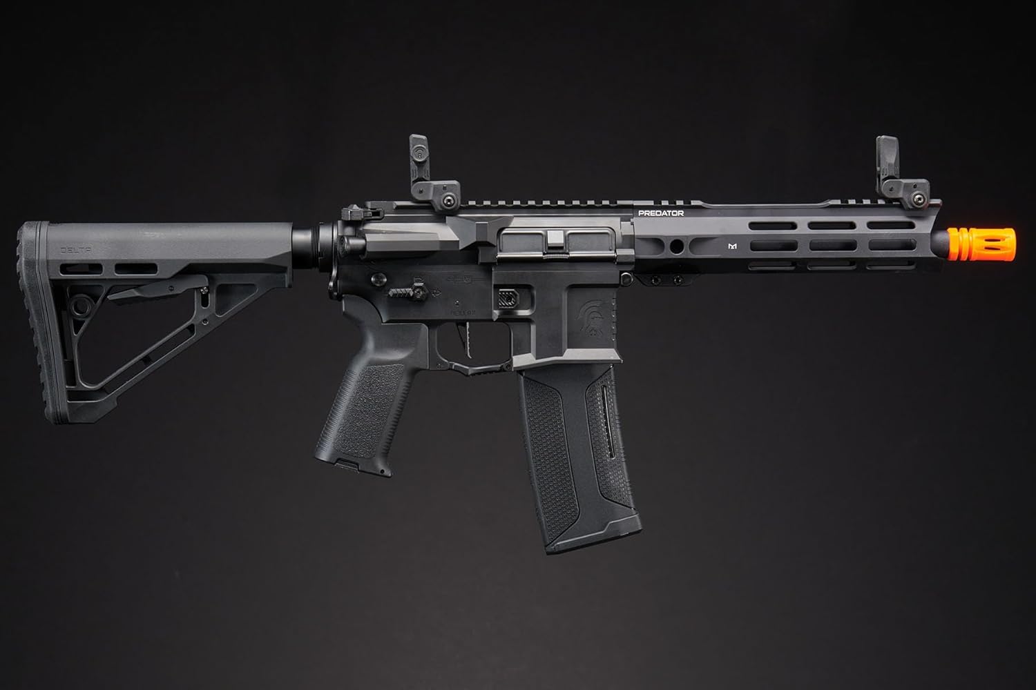 Lancer Tactical Gen 4 Nebula II ETU Predator SBR Full Steel CNC AEG Airsoft Gun (Programmable MOSFET)
