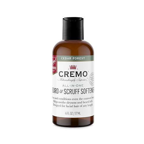 Cremo Cedar Forest - Suavizante de barba y Scruff para alisar y acondicionar el cabello facial grueso de todas las longitudes en solo 30 segundos, 6 disponible en Yaxa Colombia
