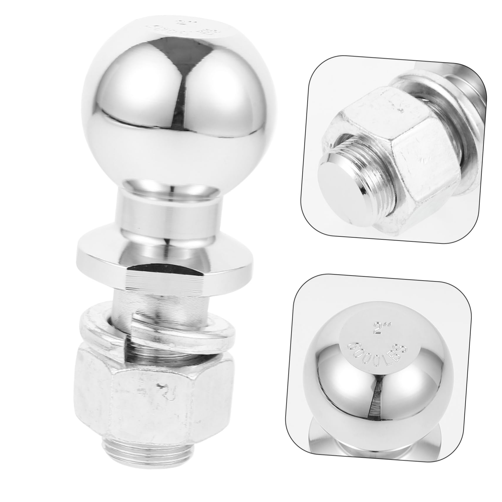 ULTECHNOVO Boule Attelage pour Remorque Boule de Remorquage de Rechange Attelage pour Caravane ou Camping-