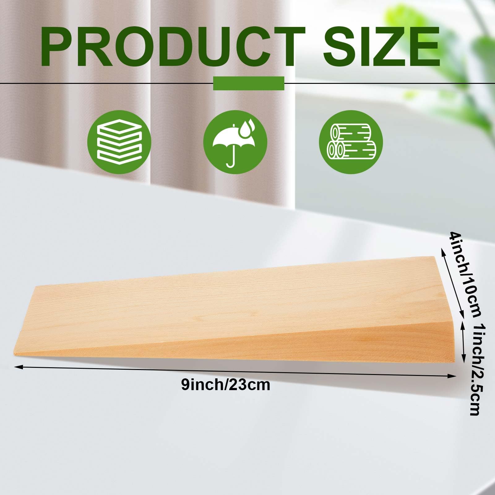 Wood Shims - 10 Pack for Leveling & DIY -2