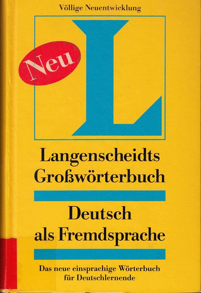Langenscheidts Grobworterbuch Deutsch Als Fremdsprache : GOTZ
