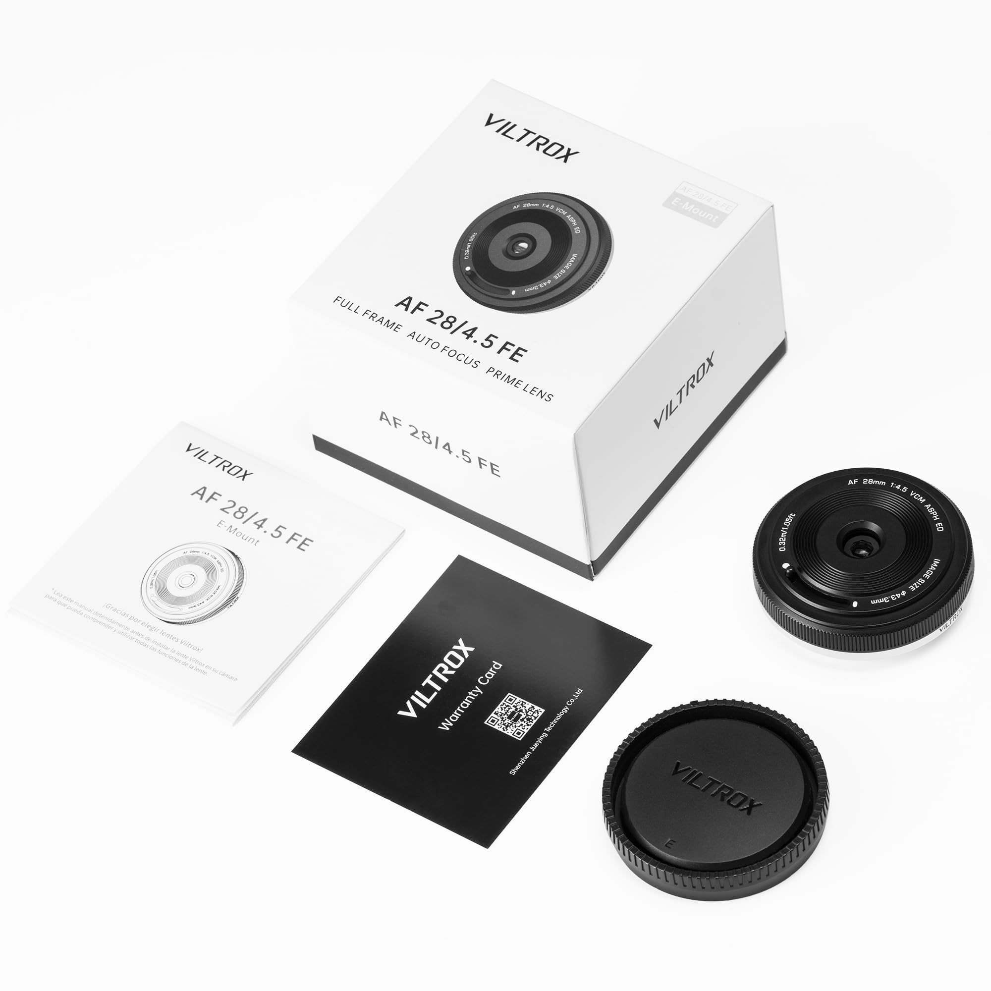 Amazon.co.jp: VILTROX AF 28mm F4.5 FE 超薄型 レンズ Sony Eマウント  