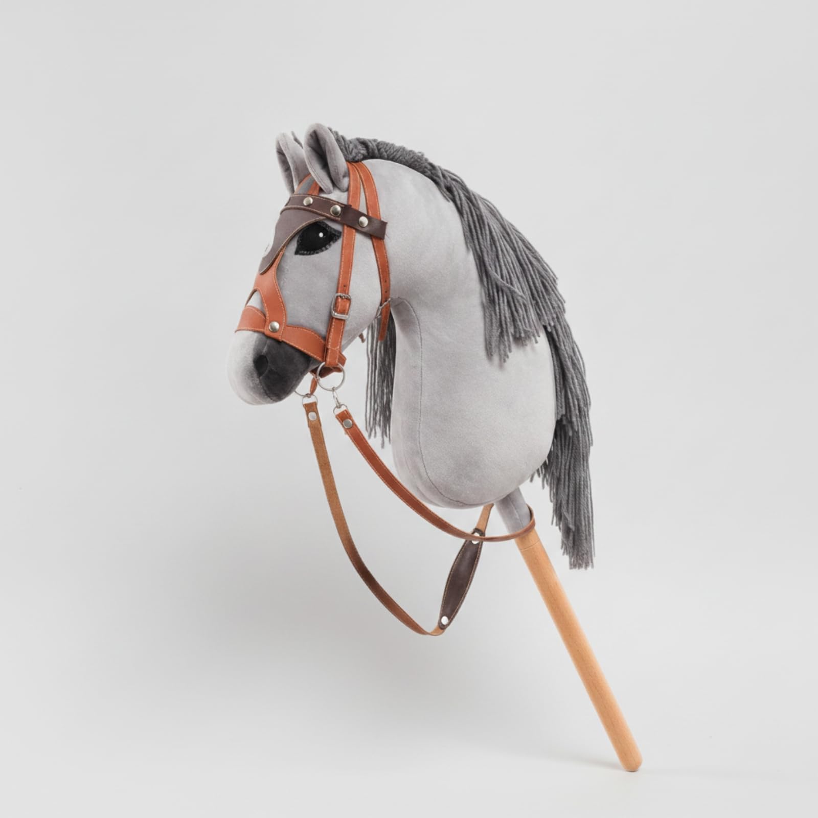 Amagogo a Bastone con di Peluche Ideale Come Regalo a Bastone in Peluche Sviluppa Le capacità Motorie Hobby Horse per Travestimenti