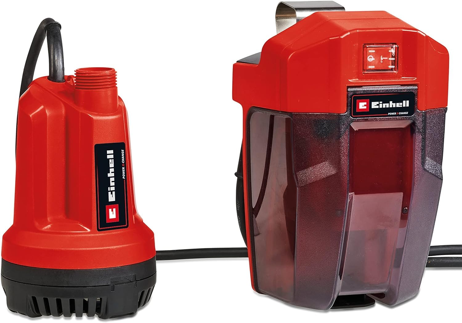 Einhell GE-SP 18 Li - Solo Pompa per acque chiare a batteria Power X-Change + Einhell Originale 4,0Ah PXC Starter Kit Power X- Change