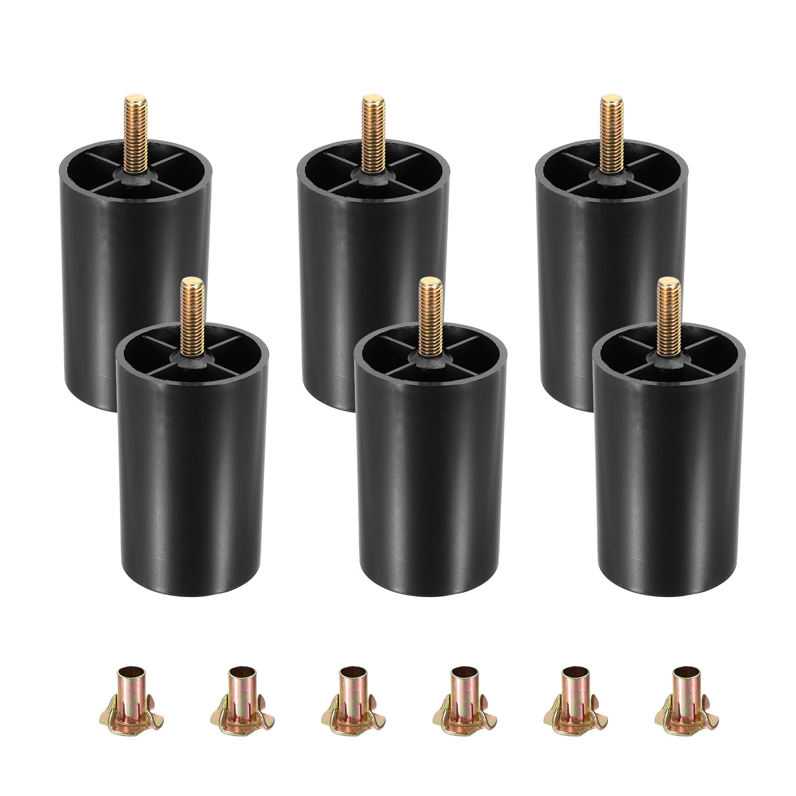 Patas para muebles con pernos M8 que aportan altura y firmeza total
