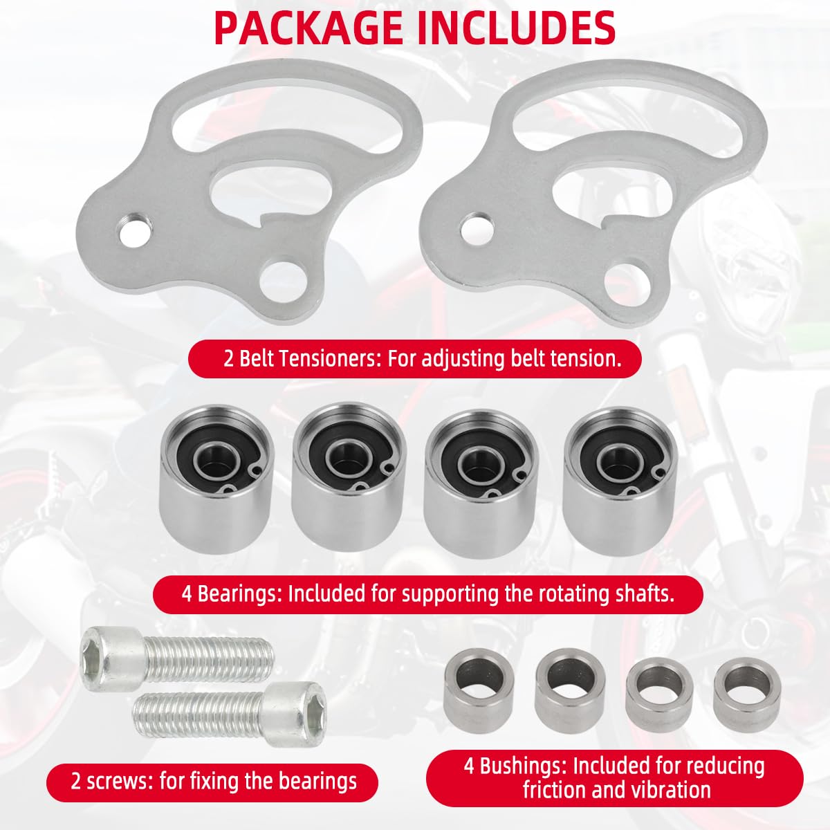 Timing Belt Tensioner Kit for Ducati Monster 696 796 1100s 1100evo