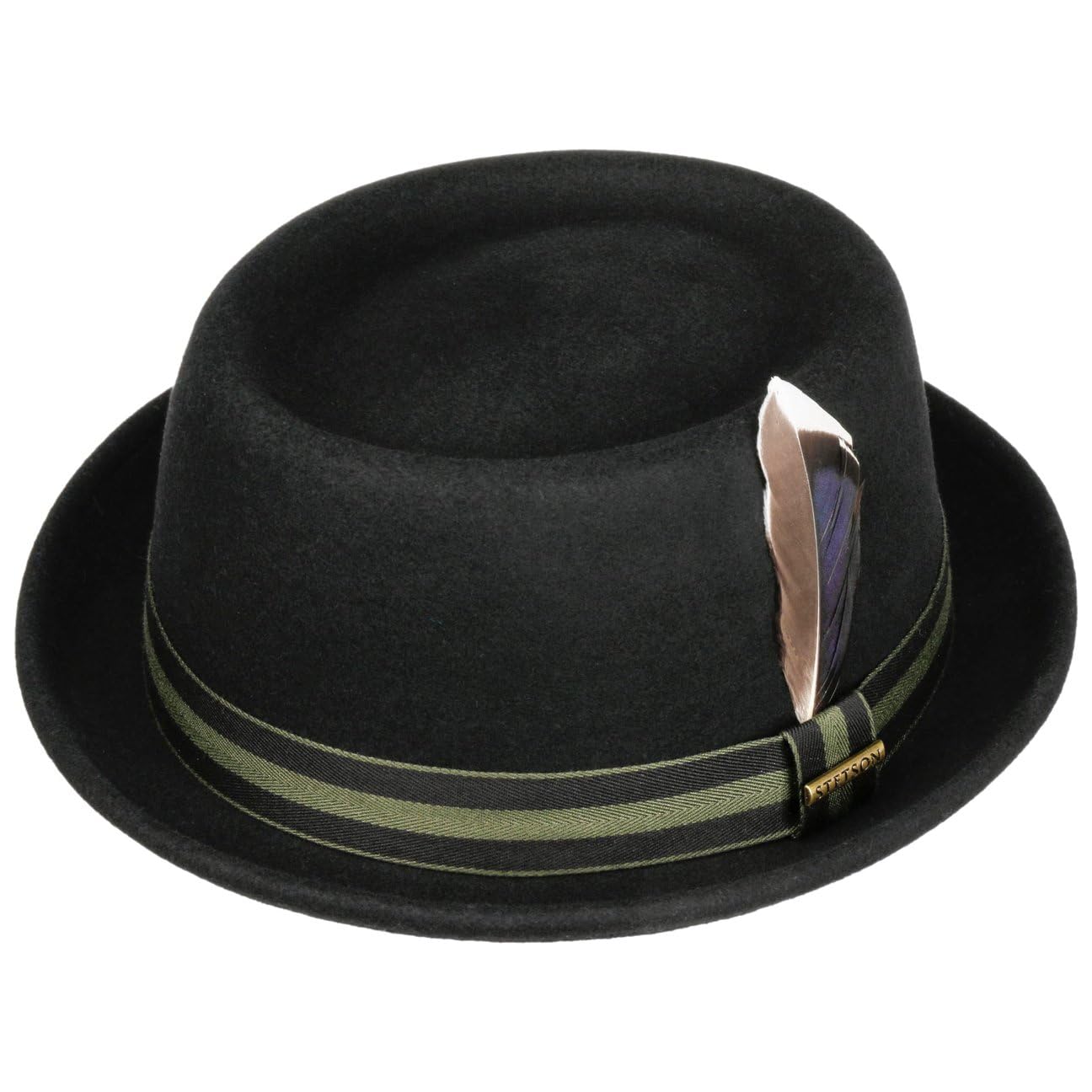 STETSON Tenverson kapelusz pork pie zgniatany filc welniany Meski Caly rok