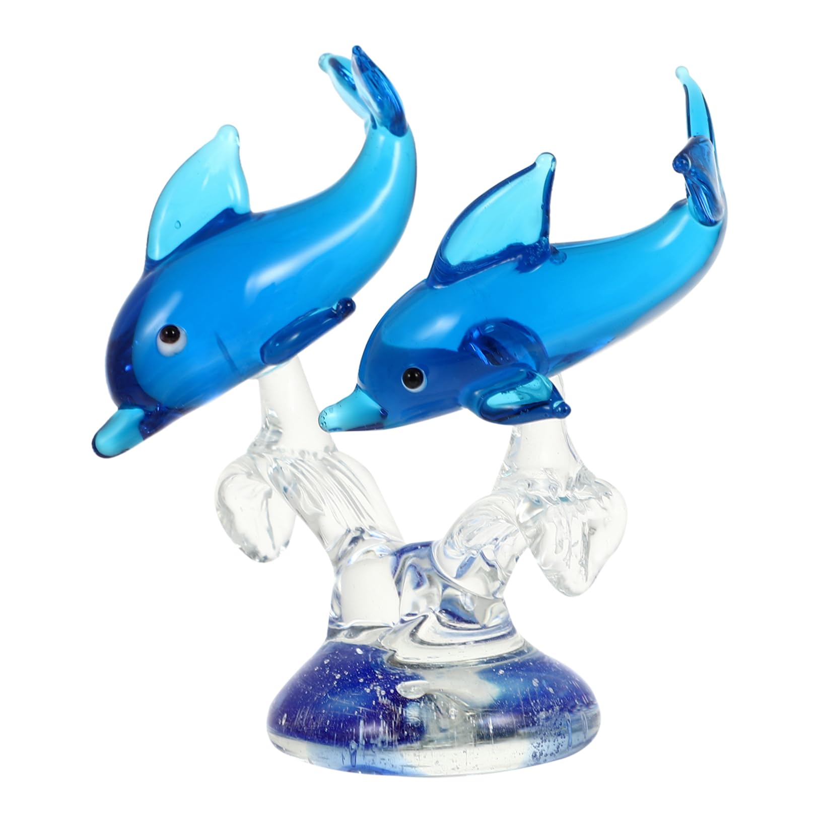 Amazon.co.jp: ULTECHNOVO 水晶ガラス製イルカ置物 デスクトップ飾り