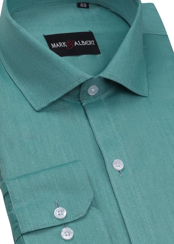 Image of MARK & ALBERT Men's Cotton Formal Shirt