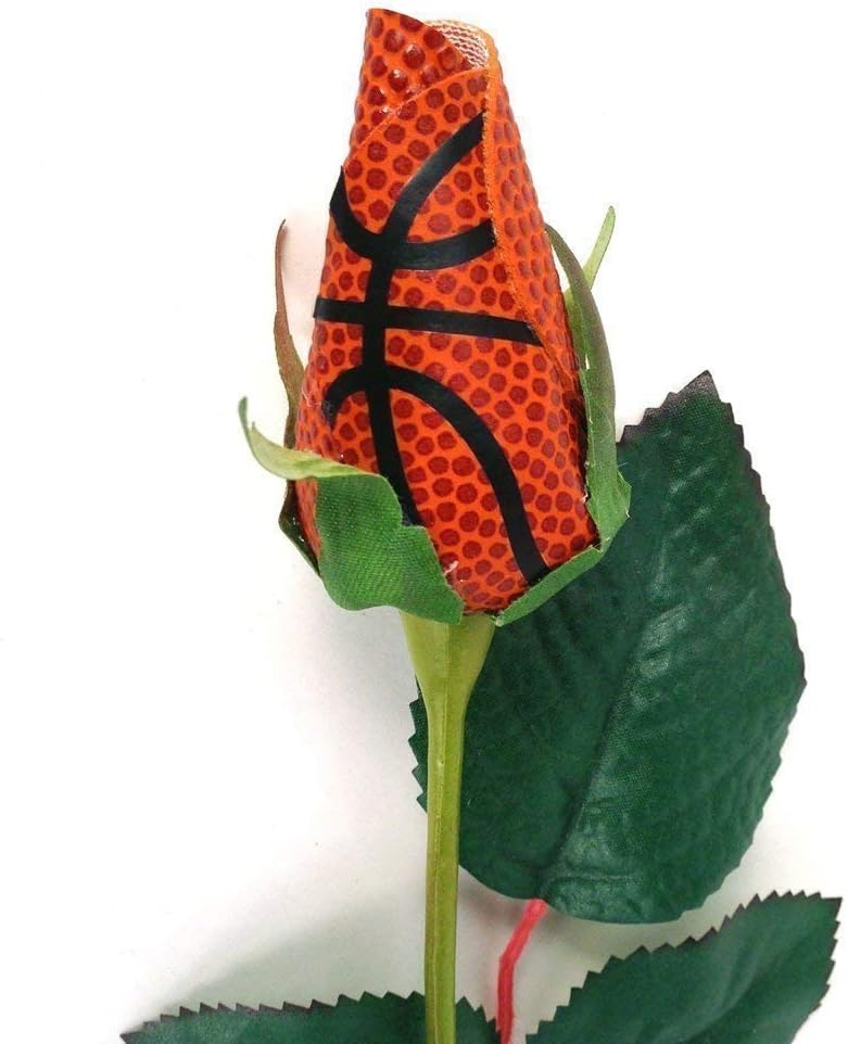 Personalized Basketball Rose - Handmade, Original Design by Sports Roses