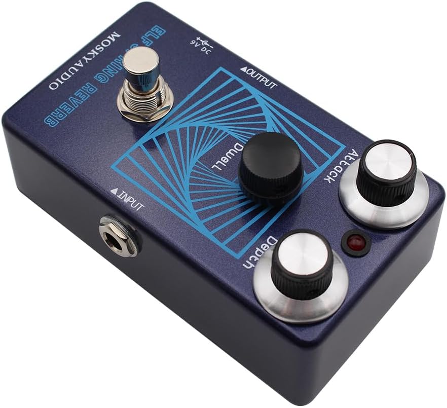 ELF SPRING REVERB Guitar Effect Pedal Vintage Voiced Reverb Pedal with True Bypass