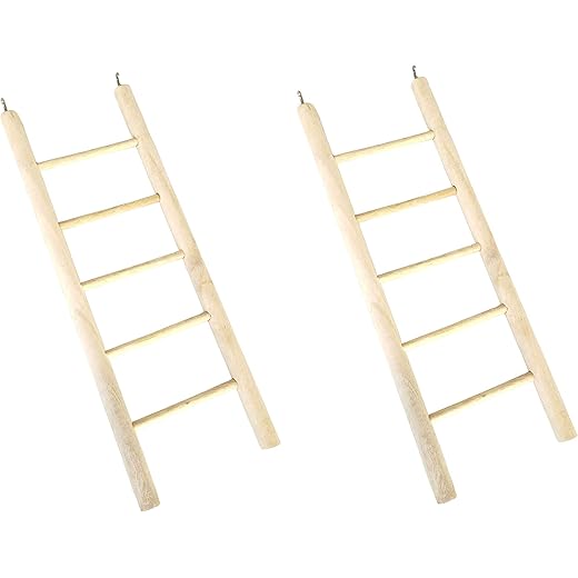 KSK Wooden Metal Ladder Toy for Bird