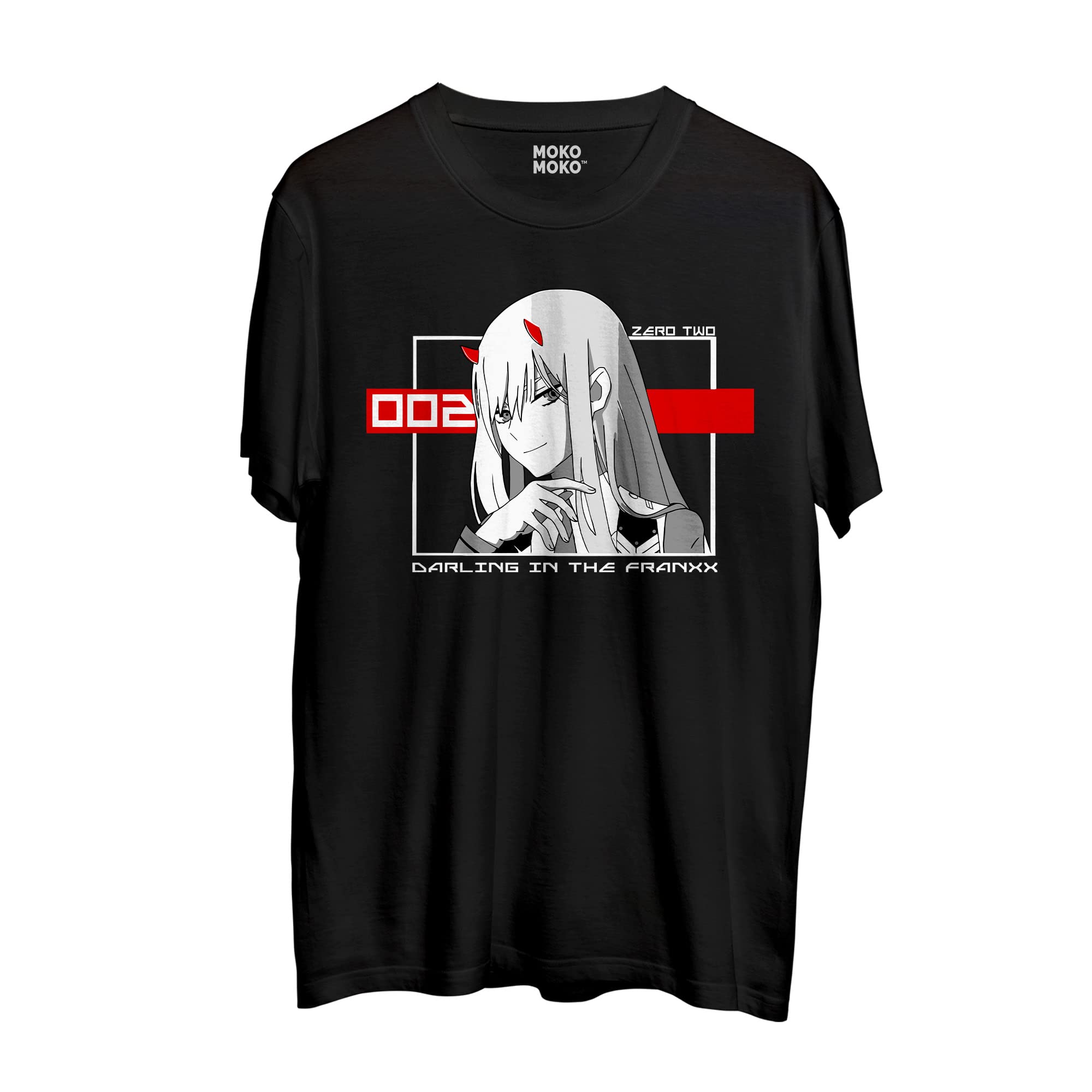 Buy Darling in The Franxx Zero Two Black T-Shirt (Small) at Amazon.in