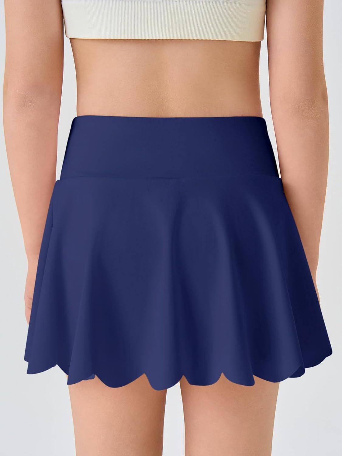 Haloumoning Girls Skorts Flowy Butterfly Athletic Shorts Kids A Line Pleated Tennis Golf Skirts with Pockets - Image 4