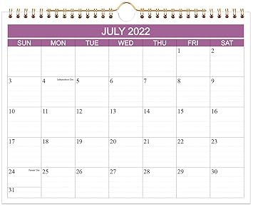 2022 And 2023 Calendar Amazon 2022 2023 Calendar Wall Calendar 12 Monthly With Thick Paper 8 5 X 11 Amazon In Office Products