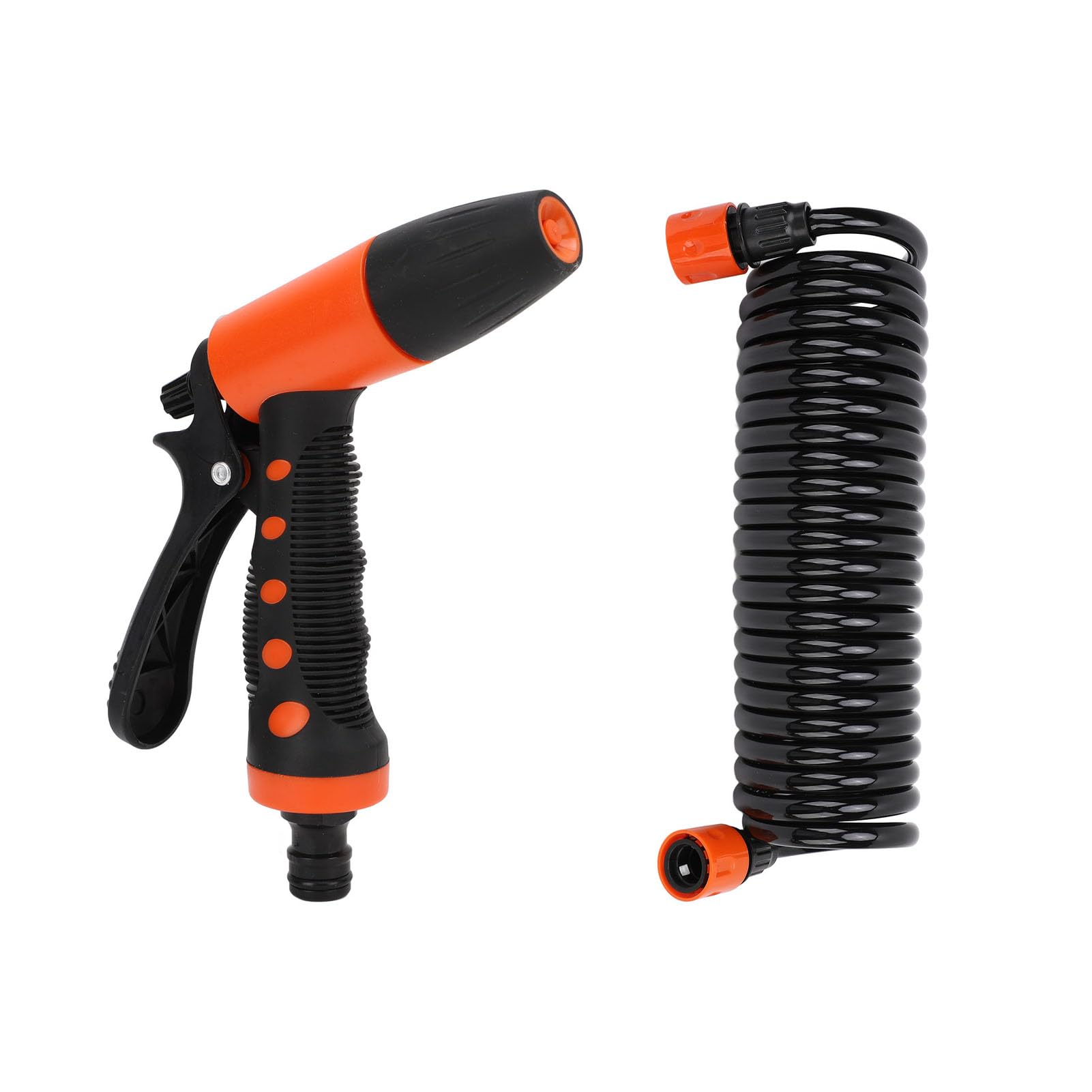 Haute Pression Réglable Buse Washdown Kit Poignée Confortable Hosecoil Système De Lavage De Voiture RV Yacht