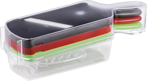 Kyocera Juego avanzado de rebanadoras de cerámica con mandolina ajustable, rebanadora de juliana y rallador