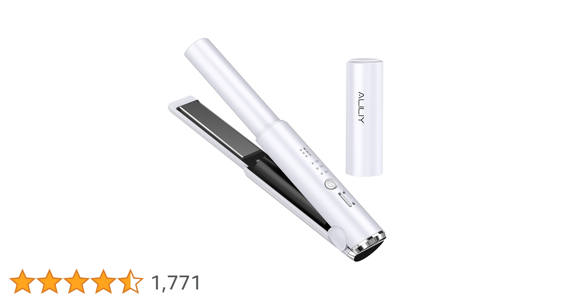 ⭐︎新品ALILIY ヘアアイロン ホワイト☆ Amazon | Aliliy ヘアアイロン 24mm チタンヘアアイロン ヘア