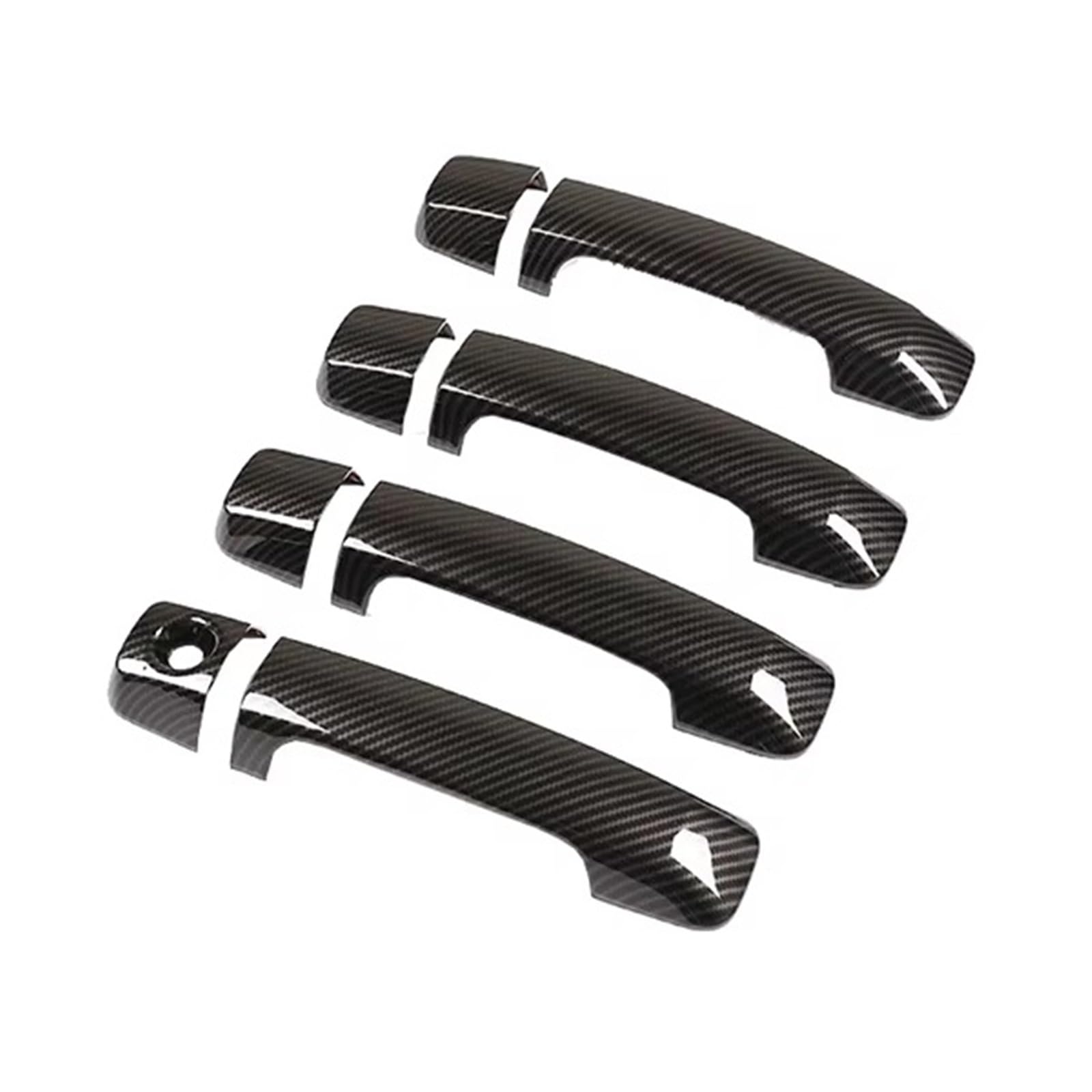 CAQRBCX Outer Door Handle Trim Car Door Handle Trim Compatible with Tundra for XK50 2007-2021 Outer Cap Cover Frame Plus Extra Pair Set Accessories