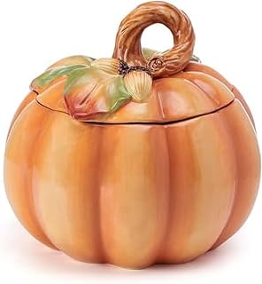Fitz and Floyd Fall Harvest Pumpkin Cookie Jar