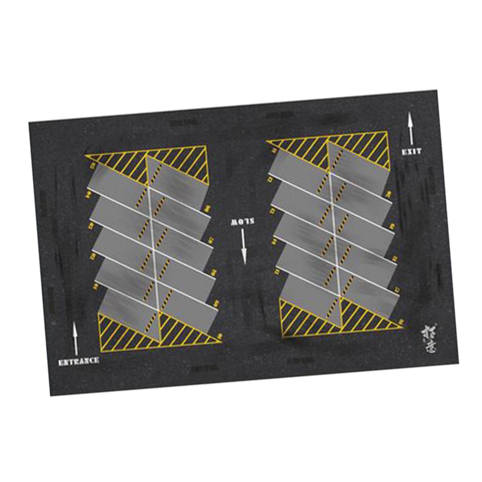 ☆ 1/64 Garage Item M YIJU 1/64 Scale Parking Lot Model Car Diecast Garage Scene