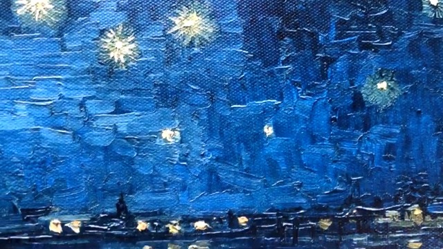 Starry Night over the Rhône by Van Gogh – Canvas Giclée Print - Pigment Pool