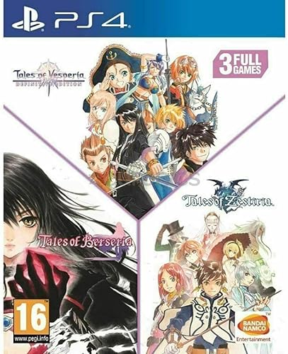 BANDAI NAMCO Entertainment 225644 Tales of Vesperia + Tales of Berseria + Tales of Zestiria Compilation, Negro