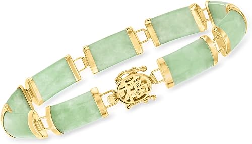 Ross-Simons Good Fortune Bracelet in 14kt Yellow Gold