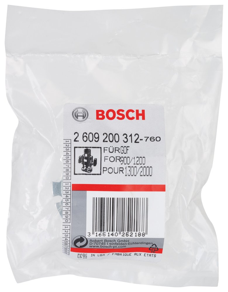 Bosch Accessories Professional Bague de Copiage (Ø 40 mm, Accessoires pour Défonceuses Portatives) Argent