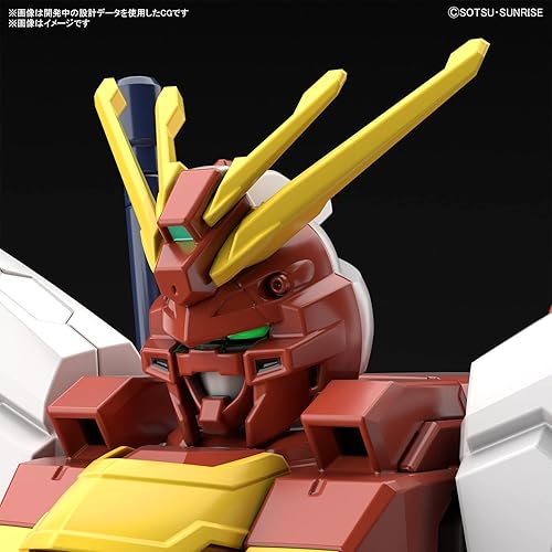 Miniatura 8 de Bandai Hobby HG Gundam Breaker Battrologe, Blazing Gundam, escala 1/144, modelo de plástico codificado por colores (199636)