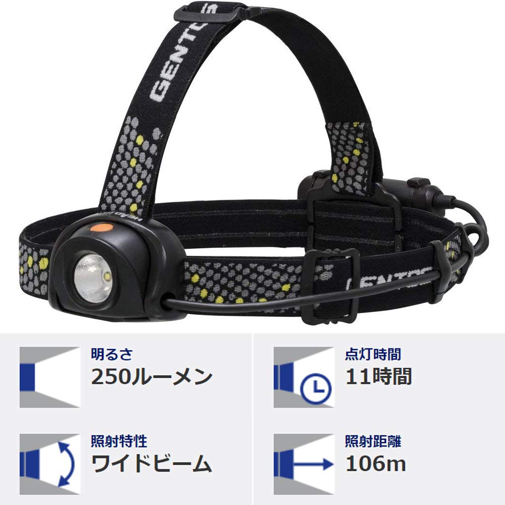 Amazon.co.jp: GENTOS(ジェントス) LED ヘッドライト 【明るさ