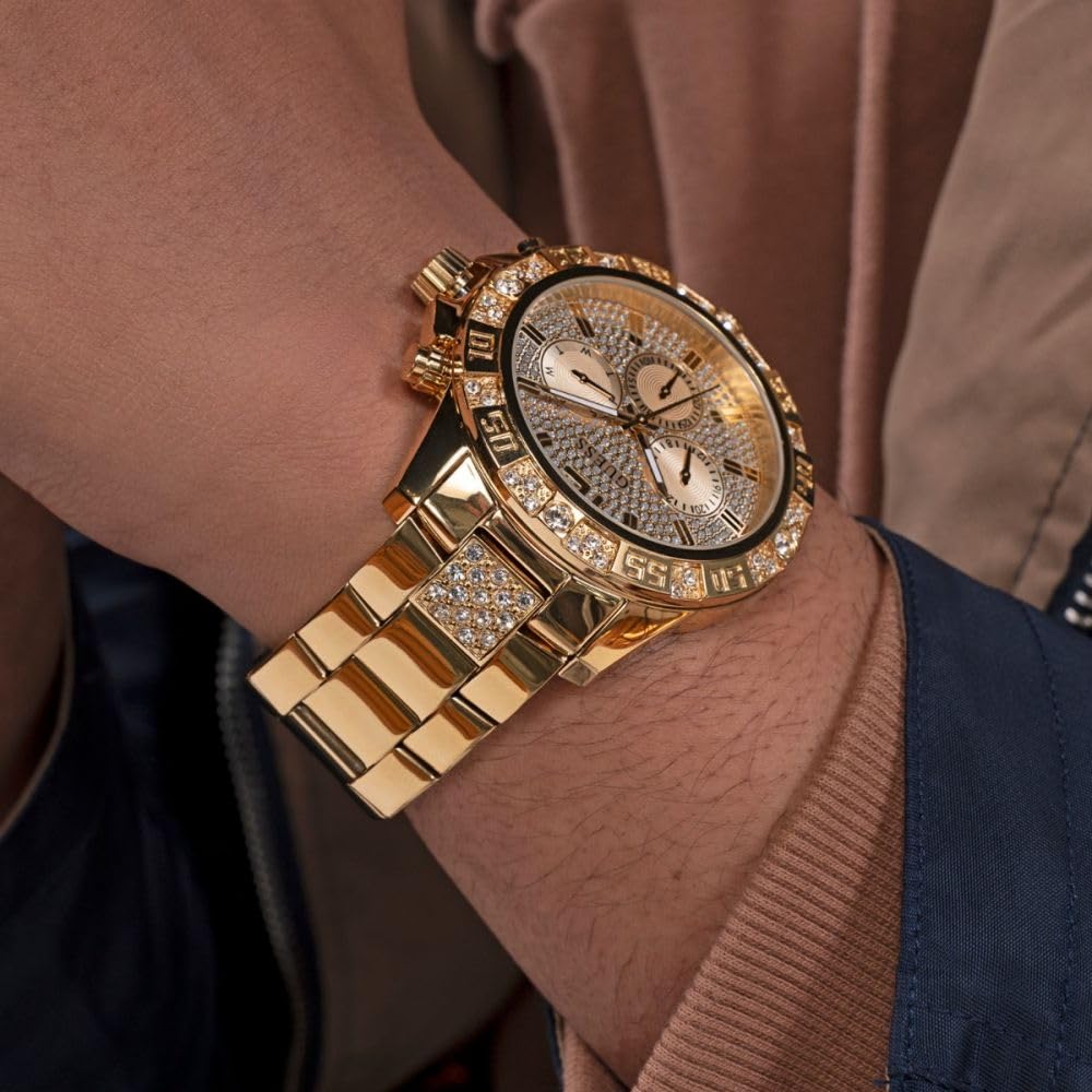 GUESS Montre Multi-Cadrans Quartz pour Hommes Majestic