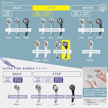 Amazon.co.jp: SANEI(サンエイ) シャワーヘッド レイニー