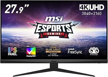 ★MSI(エムエスアイ) G281UV ゲーミングモニター 　4K Amazon.co.jp: MSI G281UV ゲーミングモニター IPSパネル スリムベゼル