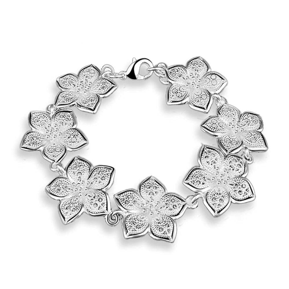 Amazon.com: QiANGRENSD Bracelets Women Jewelry,Silver