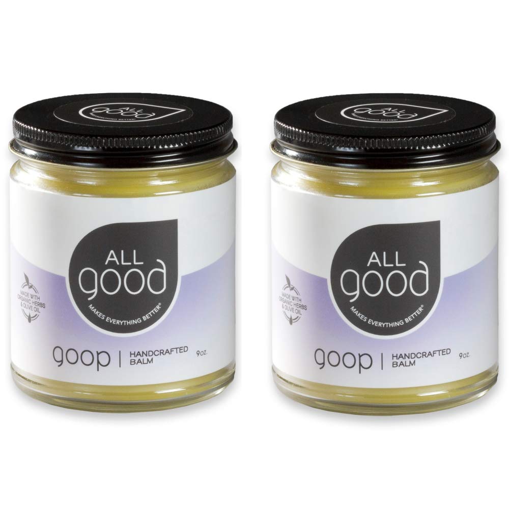 All Good Goop Organic Calendula Ointment | Chafing Cream, Dry Skin Salve, Cracking Lip Moisturizer | Soothes, Hydrates, and Calms | Skin Recovery Balm 9oz (2-Pack)