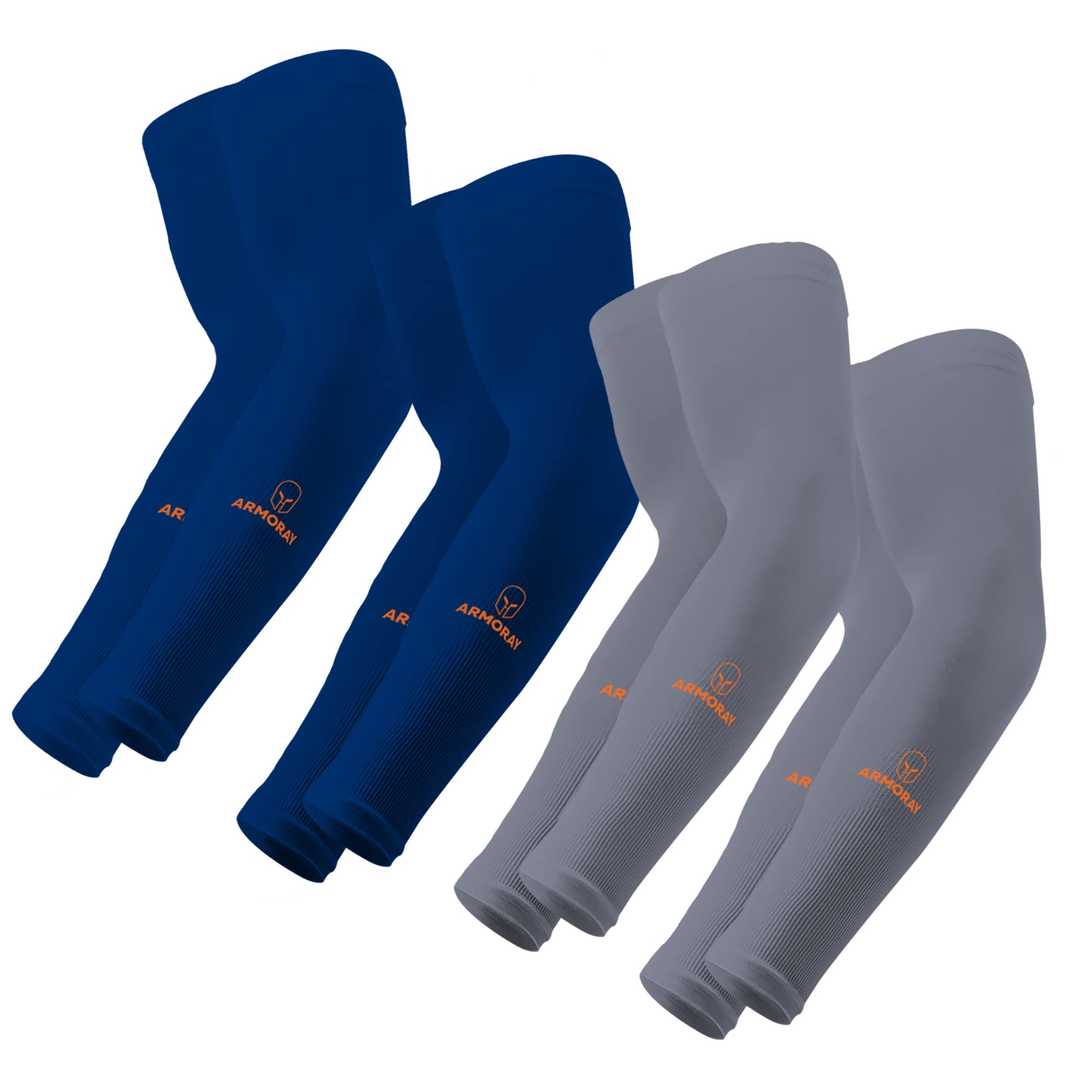ARMORAY Arm Sleeves for Men or Women - Tattoo Cover Up - Cooling Sports Sleeve for Basketball Golf Football