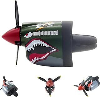 P-40 Fighter Plane Air Vent Decoration, Fighter Car Air Freshener, Mini P-40 Jet Dashboard Decor, Unique Gift for Pilots and Flight Lovers, Car Accessories (B)