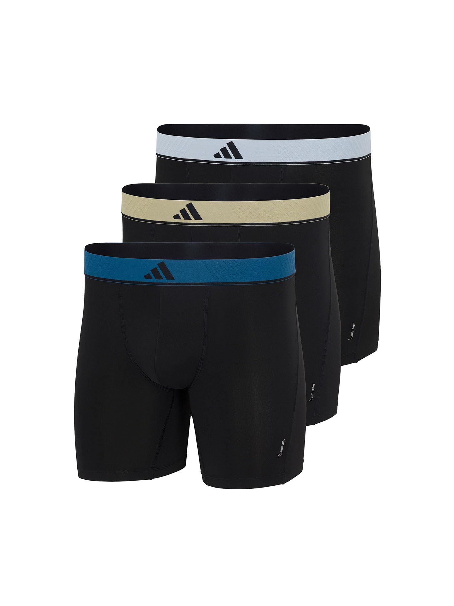 adidas Boxer Brief (3PK) - Active Micro Flex Eco - Comfortable Underwear, Multicoloured 2, M