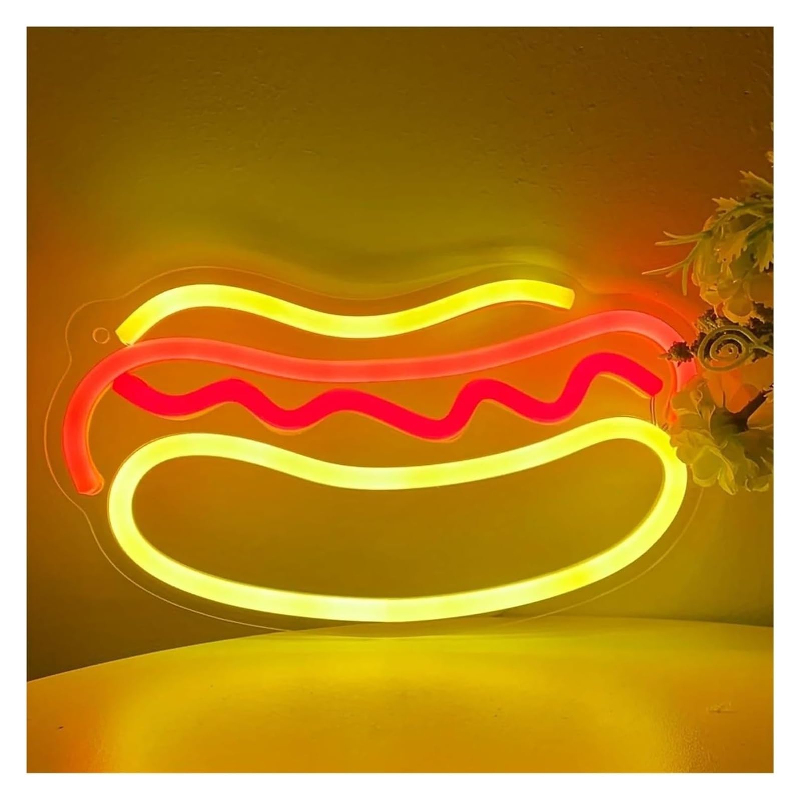 Generico Per la decorazione delle feste con insegne al neon, LED da parete per notturne