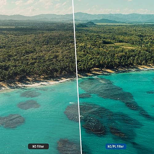 Neewer ND/PL Filter Set Compatible with DJI Air 3, 4 Pack ND8/PL ND16/PL ND32/PL ND64/PL Polarizer Neutral Density Filter Kit - Image 4