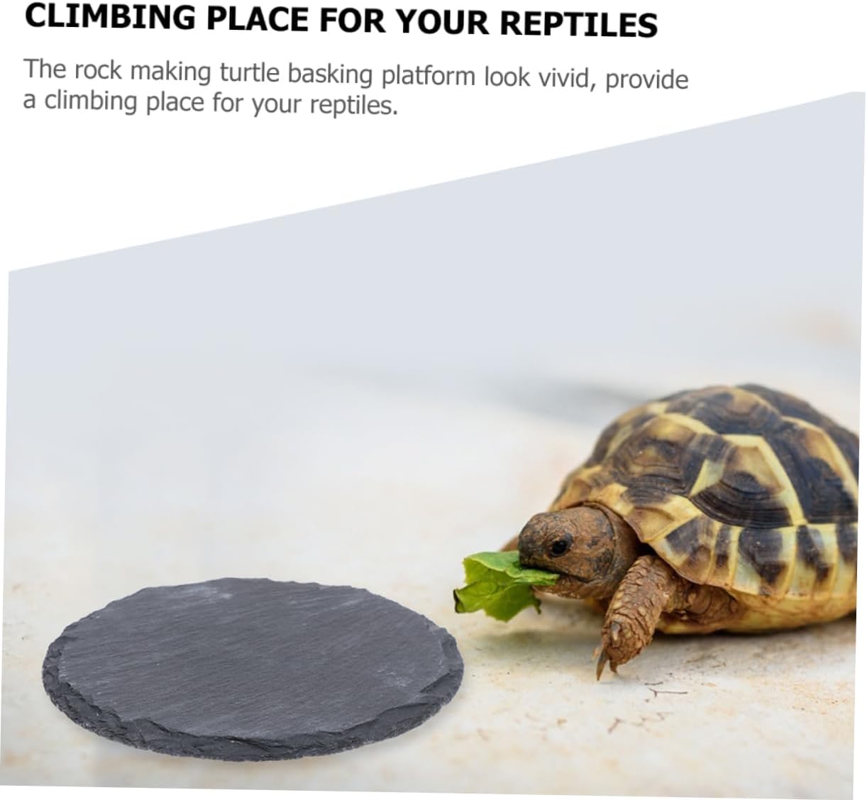Kisangel 2pcs Reptile Rock Basking Platform for Turtles and Sea Turtles
