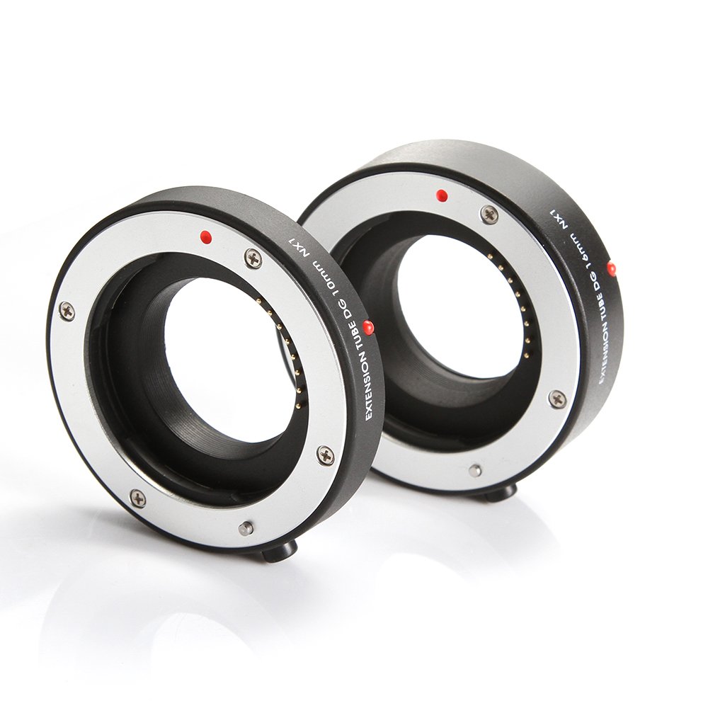 Ruili Autofocus Tube d'extension macro pour appareil photo Samsung NX Mount NX1 NX10 NX20 NX200 NX300 NX500 NX1000 NX1100 NX2000 NX3000 1000
