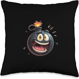 Laughing Bomb Costume for Boys and Girls Throw Pillow