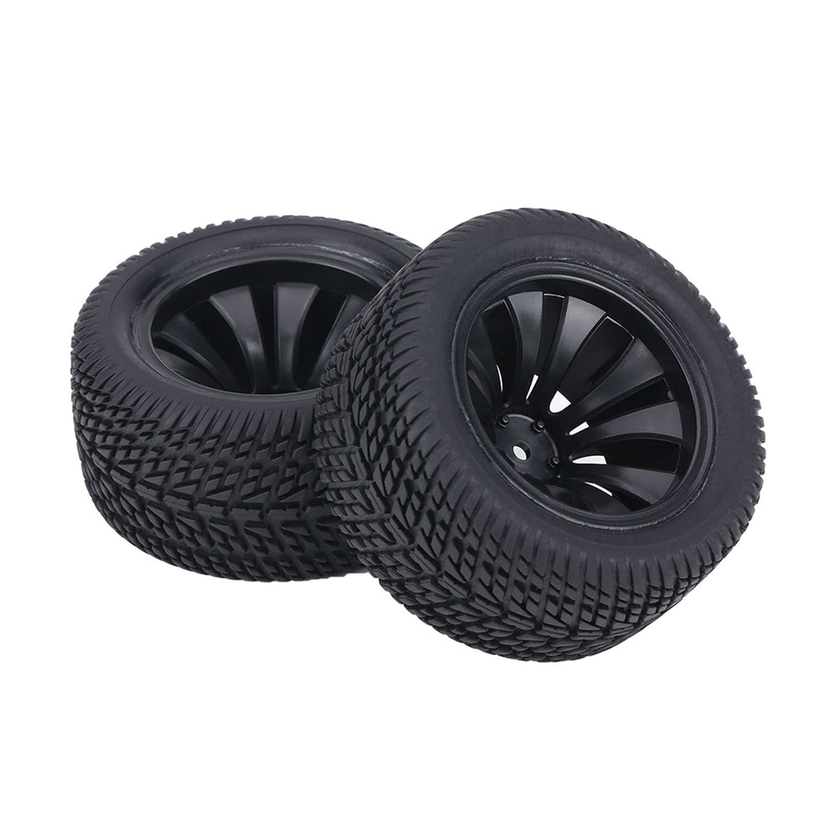 Jeu De 4 Pneus En Caoutchouc RC – Naroote – Diamètre 156 Mm – Pour 1/5 8S – Argent