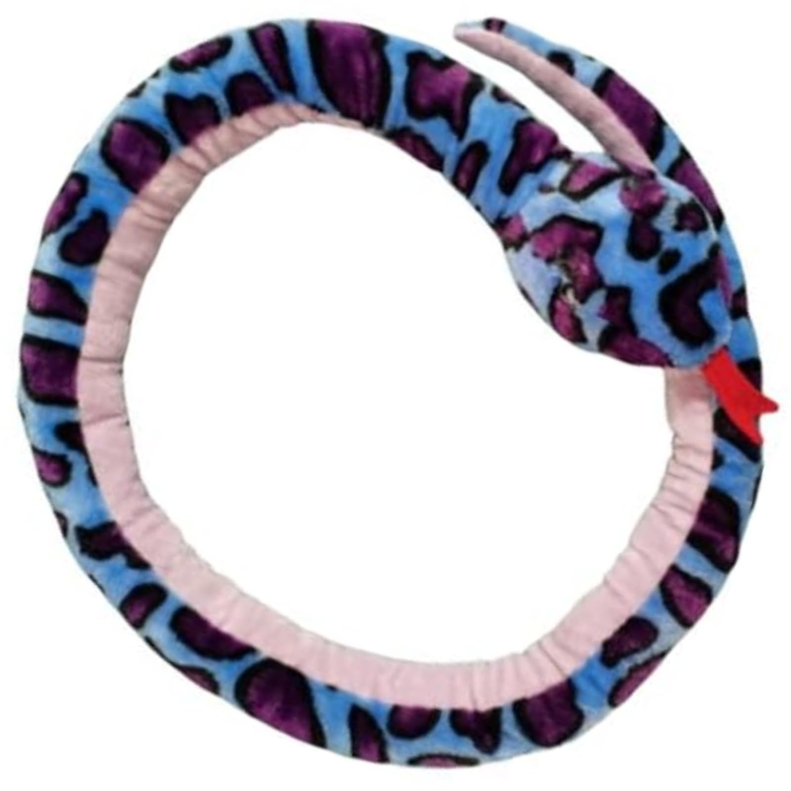 170 cm Giant two-color snake plush toys, Plush Snake Stuffed Animal Realistic Snake Plush doll Gifts for Kids birthday (purple)