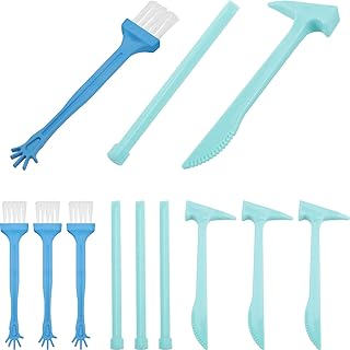 Operitacx 12pcs Digging Tools for Kids, Digging Chisel Brush Archaeological Excavation Tools Kids Educational Digging Kit
